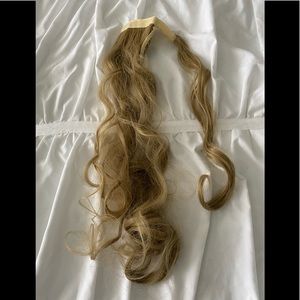 Dark Ash Blonde Fake Ponytail